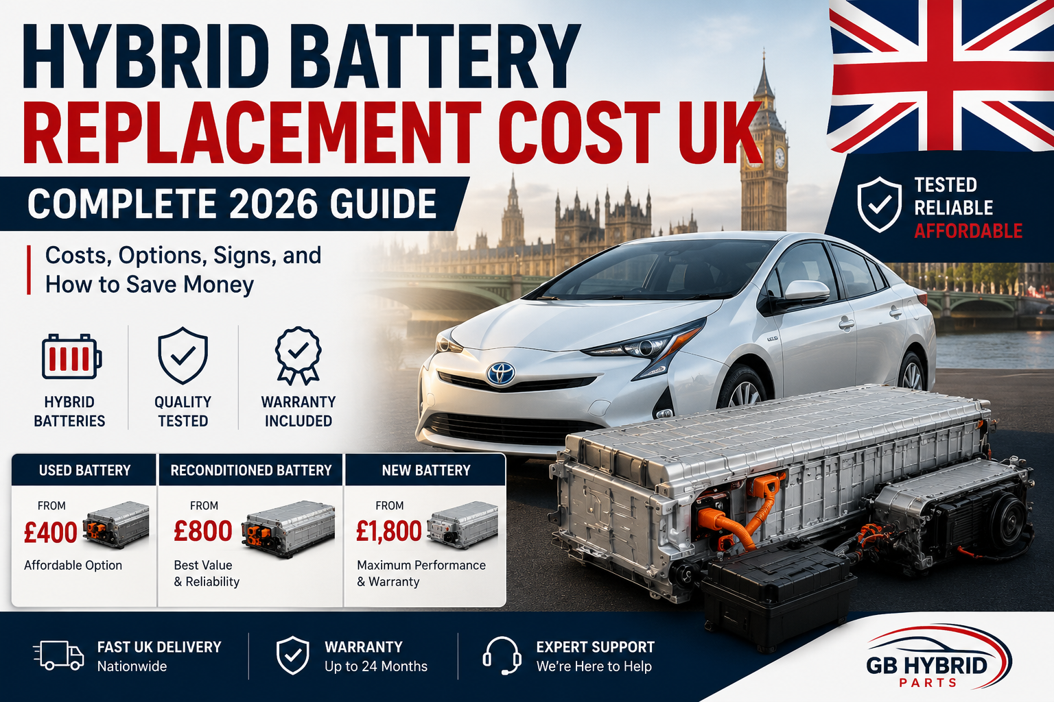 Hybrid Battery Replacement Cost UK