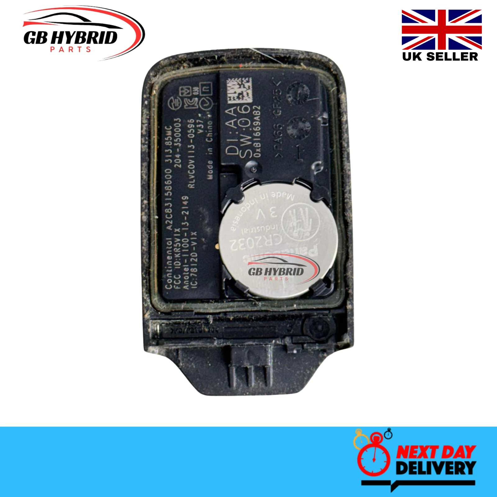 Honda Fit 2014-2017 Hybrid Remote Key Complete Unlocked - Image 3
