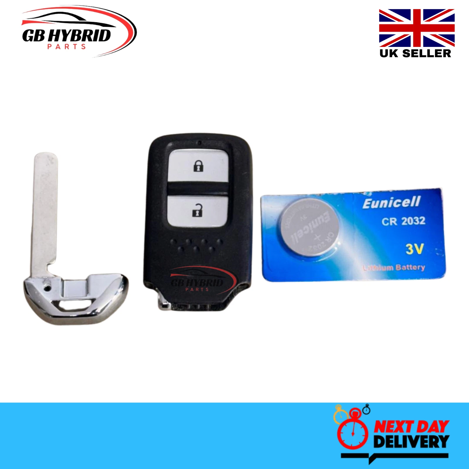 Honda Fit 2014-2017 Hybrid Remote Key Complete Unlocked - Image 5
