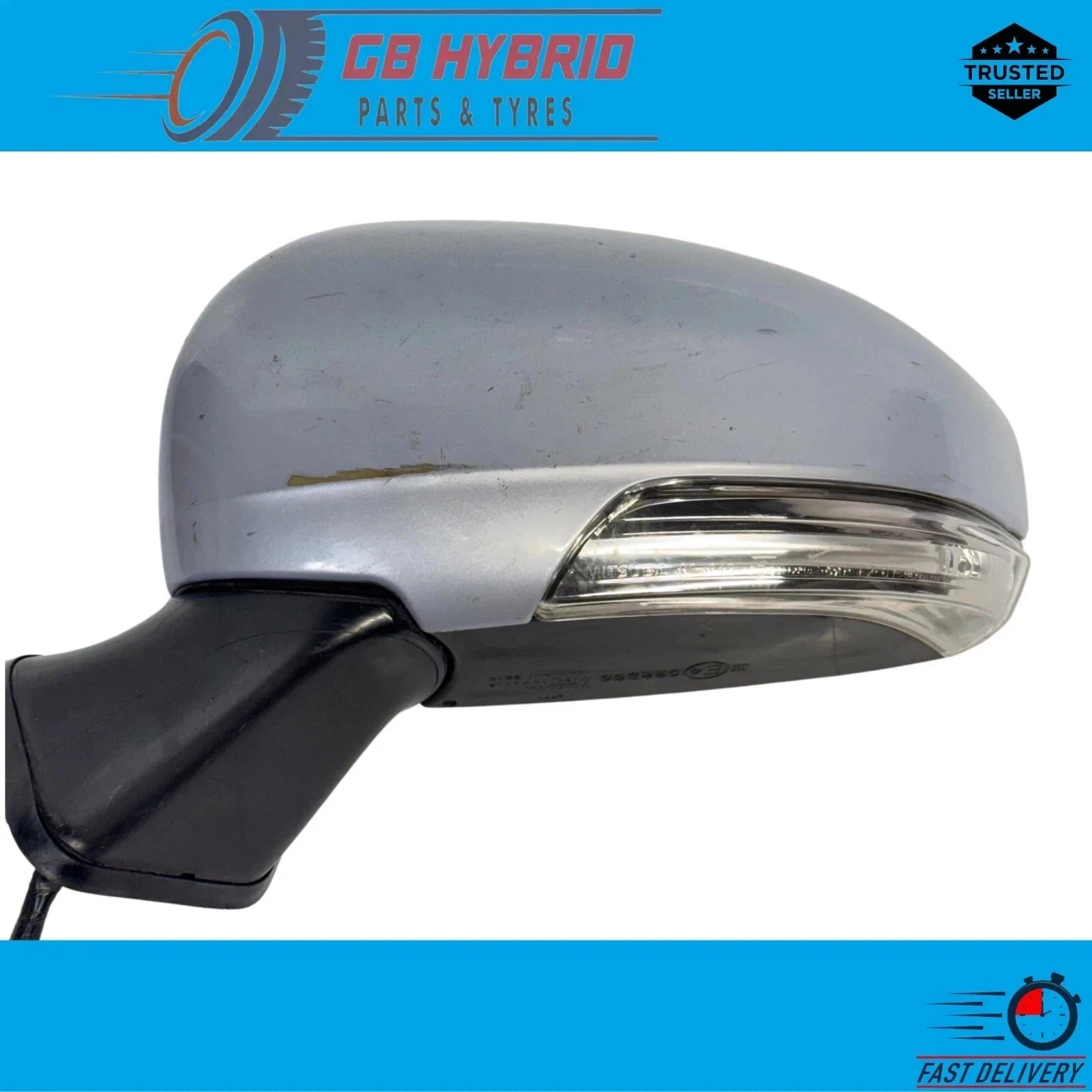 Genuine Toyota Prius 2012- 2015 Passenger Side Mirror Silver (UK MODEL) - Image 3