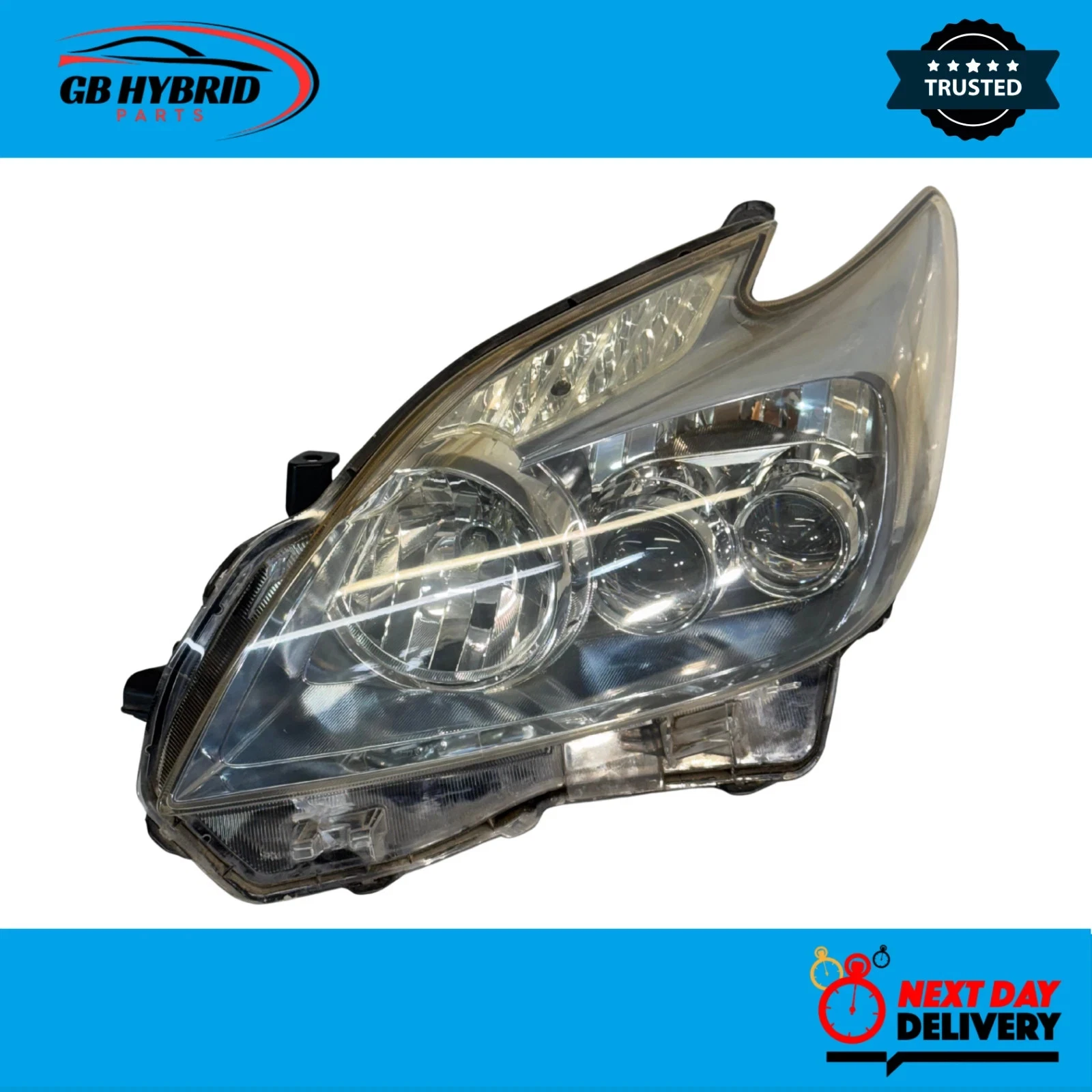 Genuine Toyota Prius 2009-2015 Passenger Side Headlight Xenon 3 Bulb