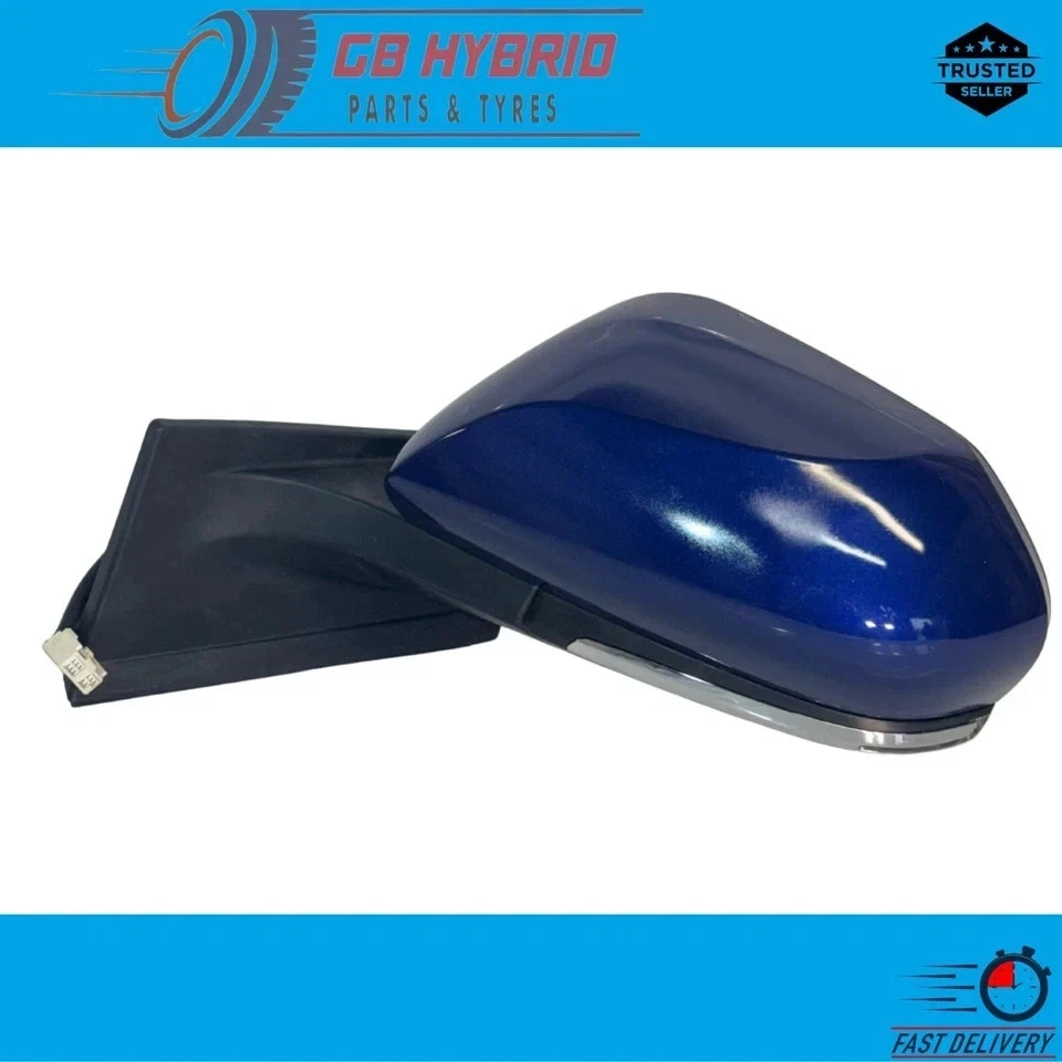Toyota Prius 2016-2022 Passenger Side Mirror Blue Electric Fold Heated - Image 3