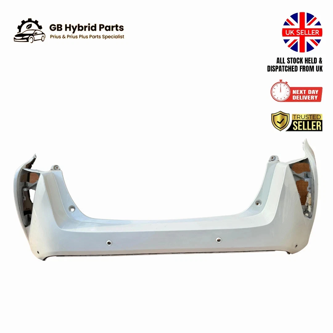 Genuine Toyota Prius 2016–2018 Rear Bumper Pearl White