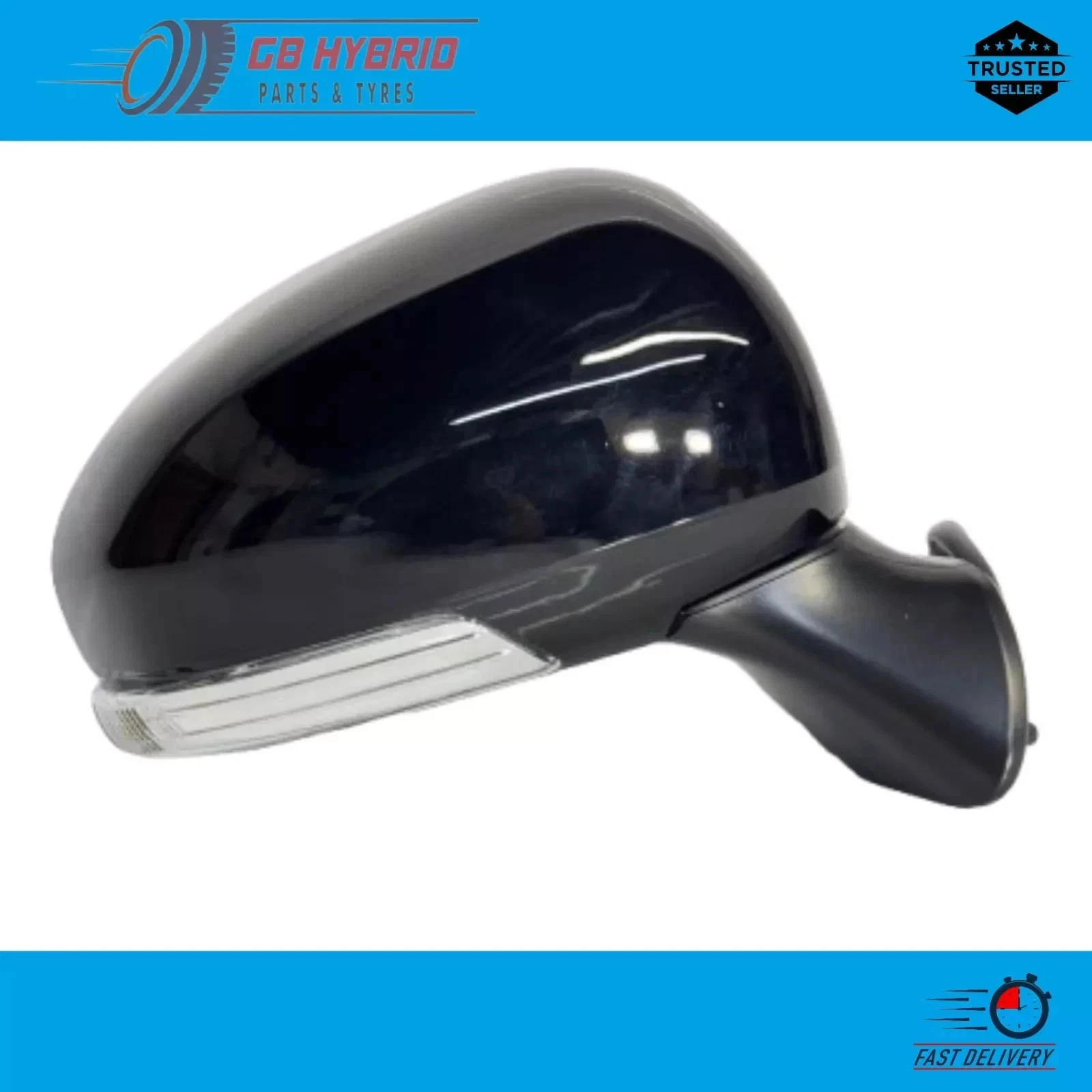 New Toyota Prius Plus 2011-2022 Driver Side Mirror Black (Import Model)