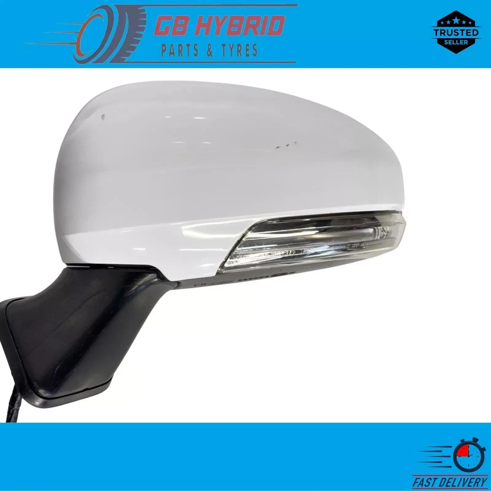 Genuine Toyota Prius 2009- 2015 Passenger Side Mirror White (IMPORT ONLY)