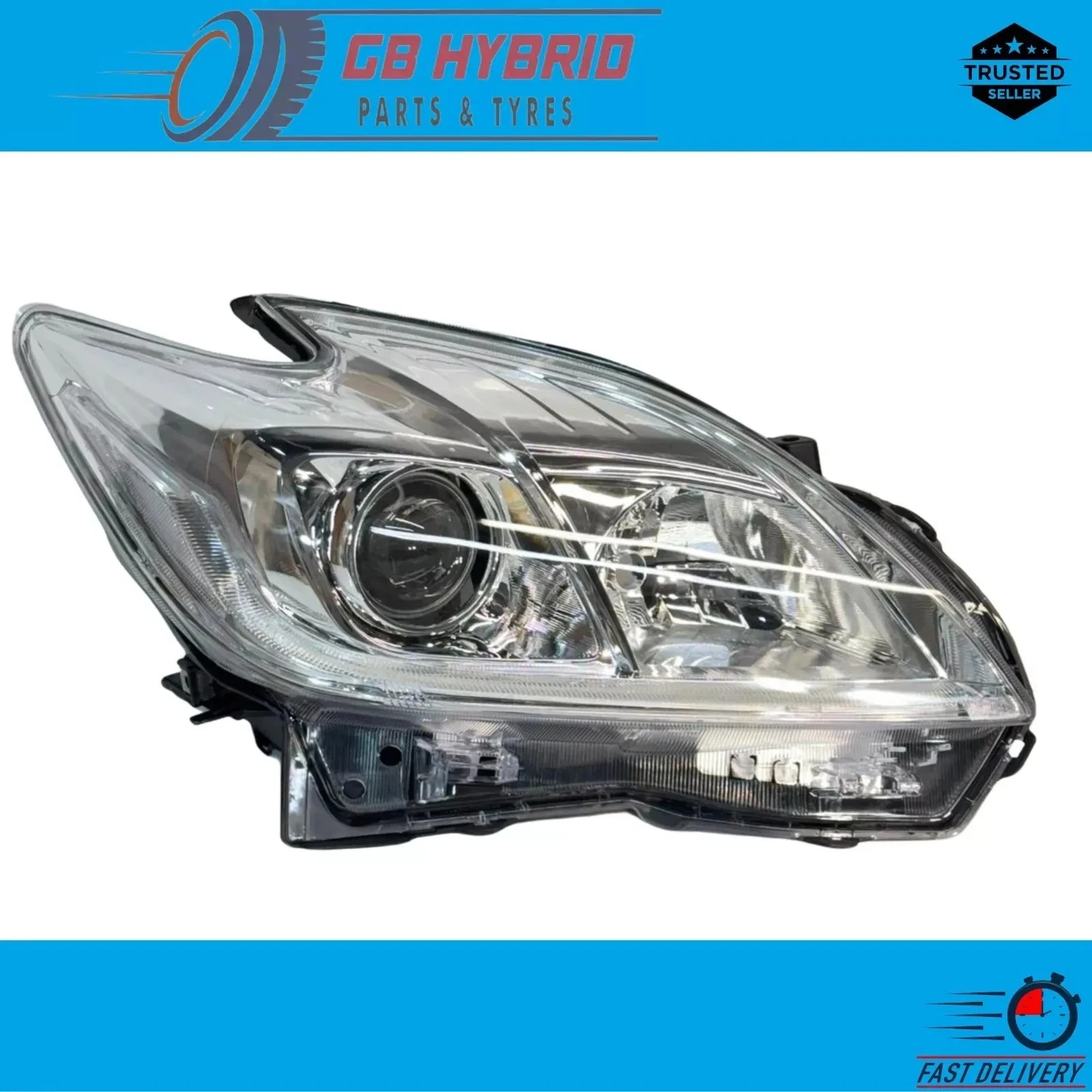 Toyota Prius 2012-2015 Front Xenon Lower LED Headlight Driver Side (Import Only)