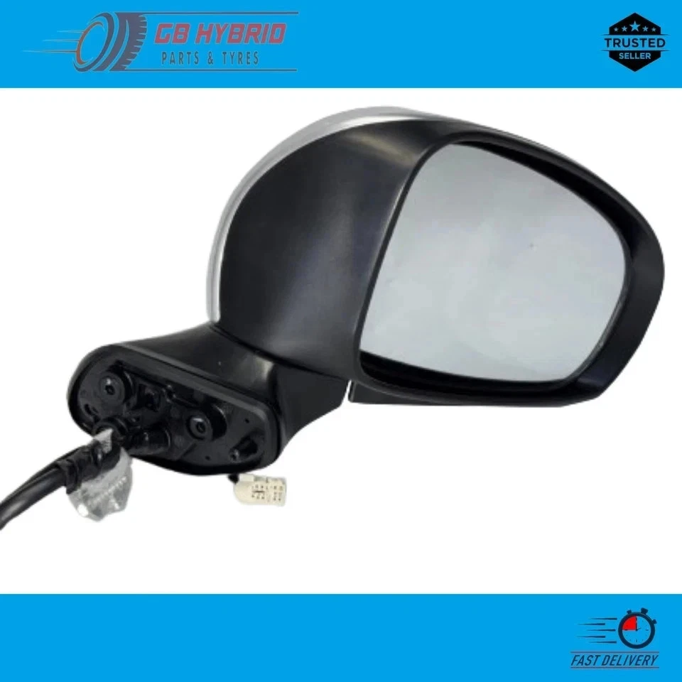 New Toyota Prius Plus 2011-2022 Driver Side Mirror Silver (UK Model) - Image 2