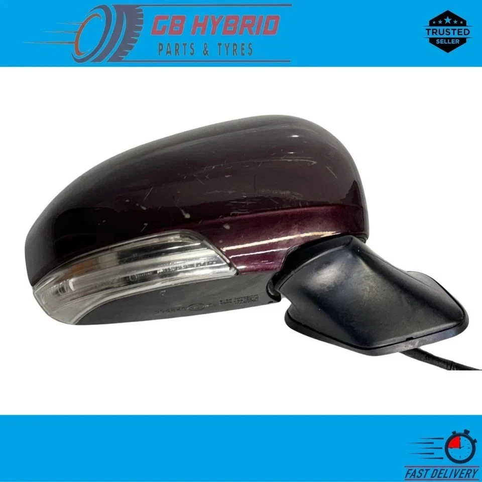 Genuine Toyota Prius 2012- 2015 Driver Side Mirror Purple (UK MODEL) - Image 3