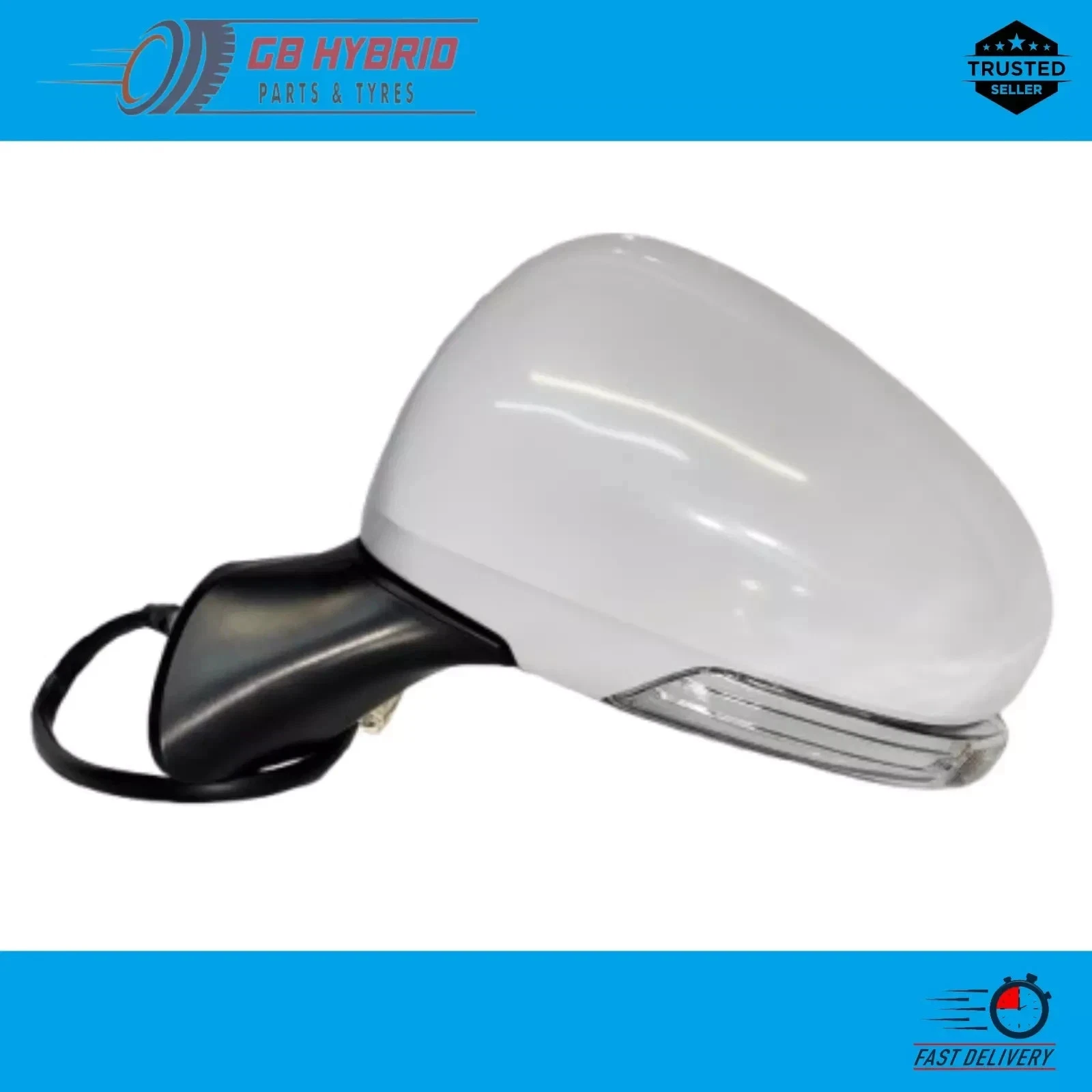 New Toyota Prius Plus 2011-2022 Passenger Side Mirror White (Import Model)