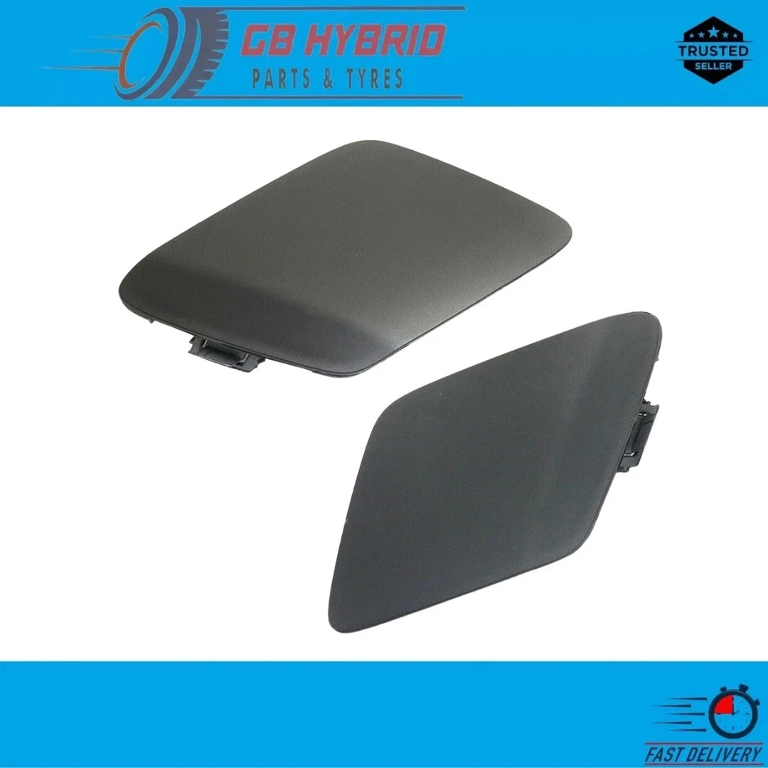 Toyota Prius 2016–2018 Front Bumper Tow Hook Eye Cap Covers Pair – Black