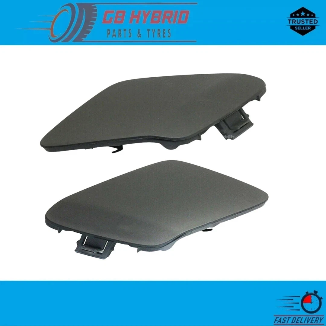 Toyota Prius 2016–2018 Front Bumper Tow Hook Eye Cap Covers Pair – Black - Image 3