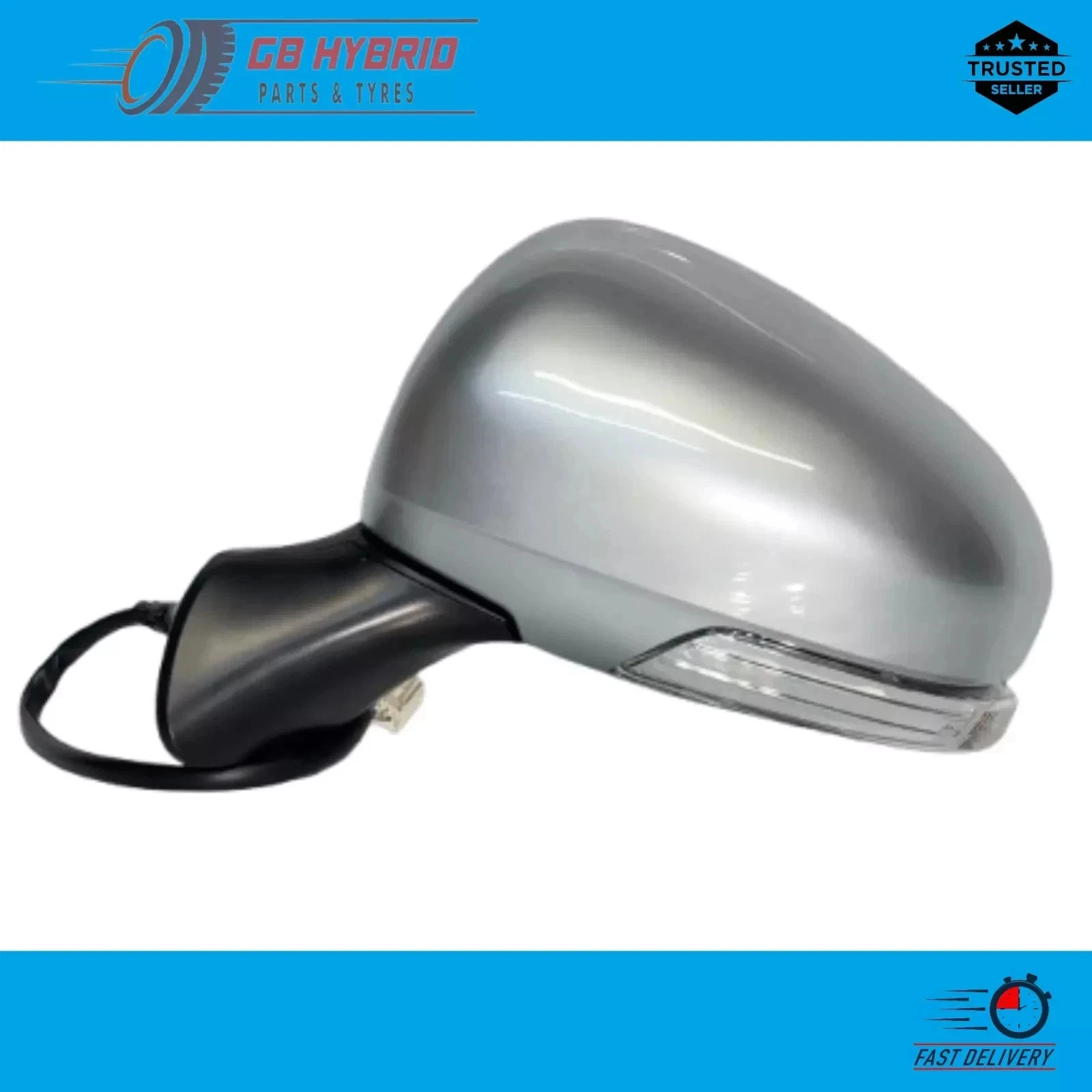 New Toyota Prius Plus 2011-2022 Passenger Side Mirror Silver (Import Model)