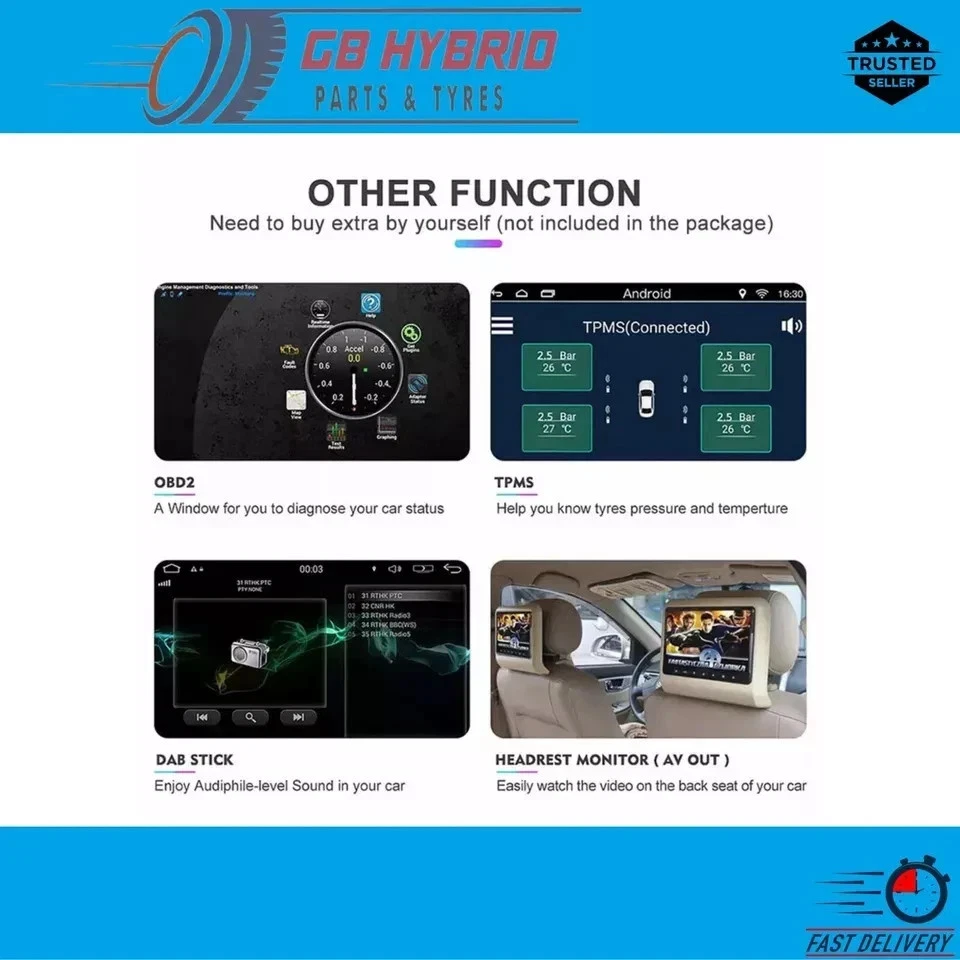 Android Carplay Honda Jazz 2015 - 2020 Car Stereo Radio GPS Sat 4+64GB - Image 7
