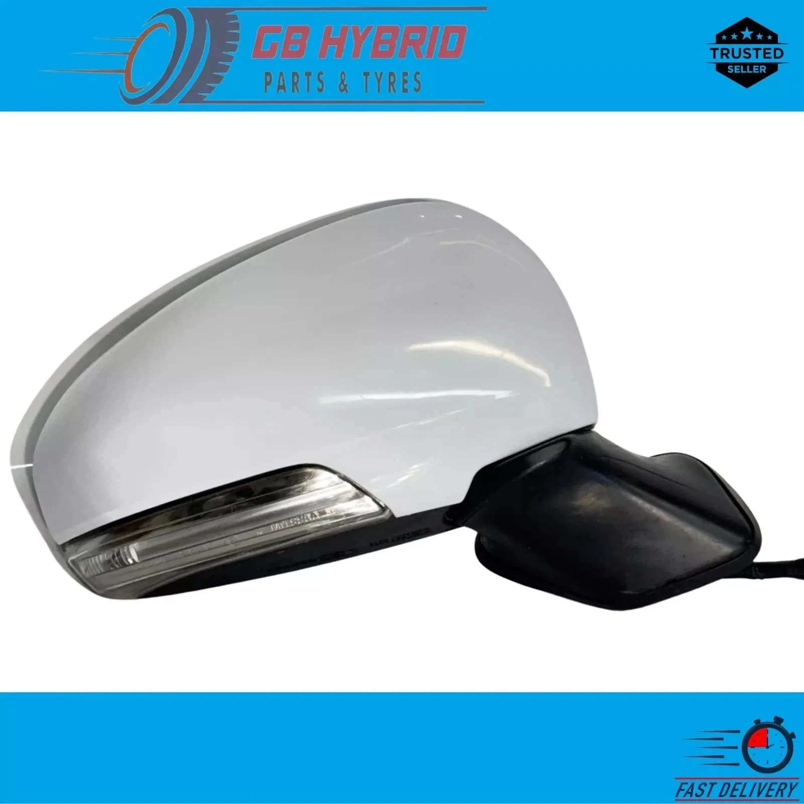 Genuine Toyota Prius 2009- 2015 Driver Side Mirror White (IMPORT ONLY)