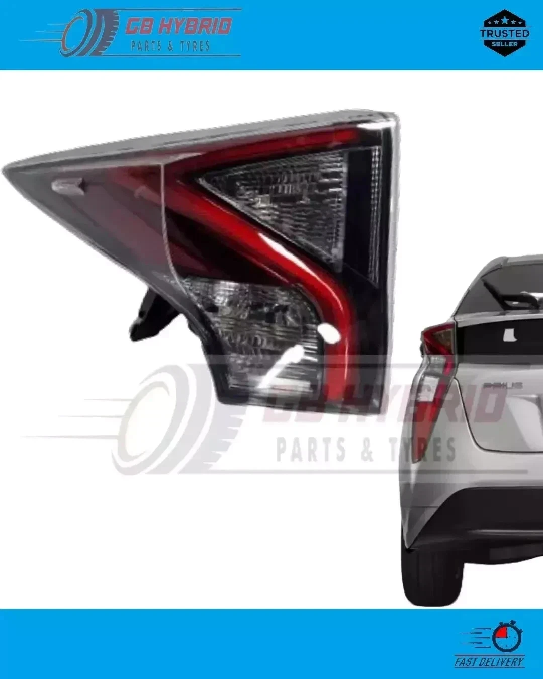 Toyota Prius 2016 - 2018 Rear Tail Boot Light Lamp Passenger Side