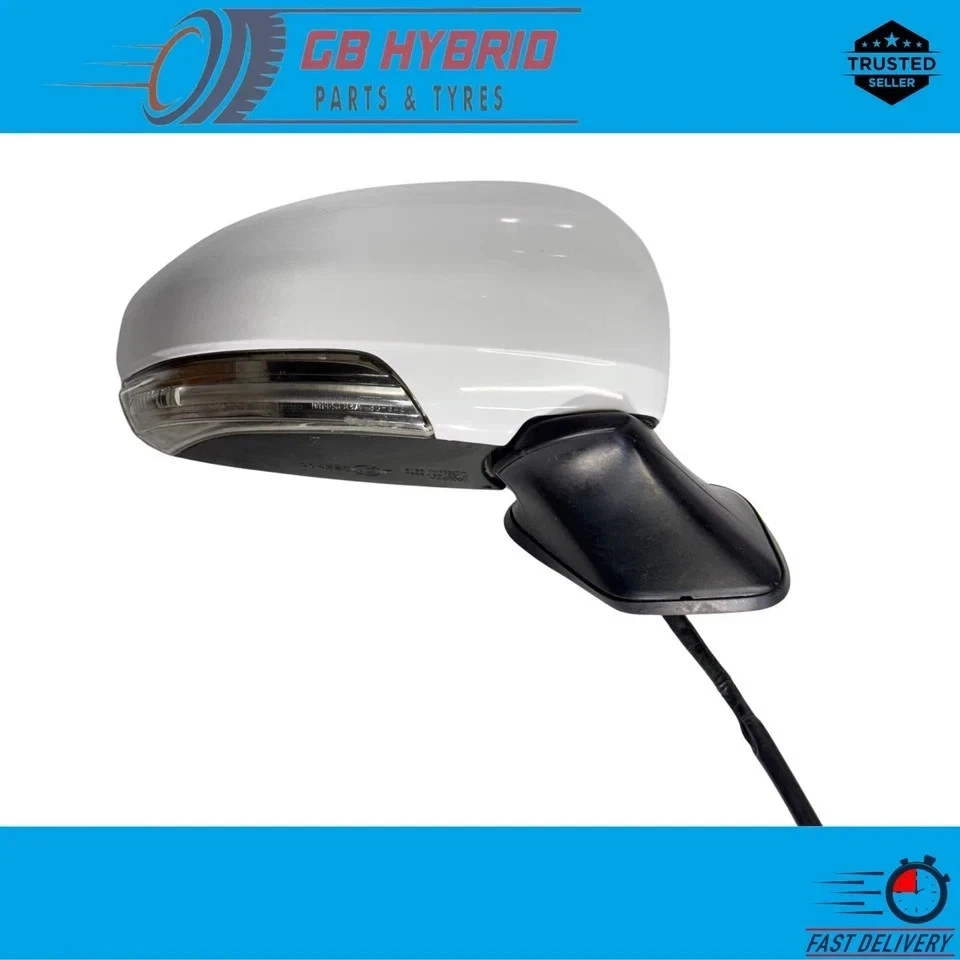 Genuine Toyota Prius 2009- 2015 Driver Side Mirror White (IMPORT ONLY) - Image 2