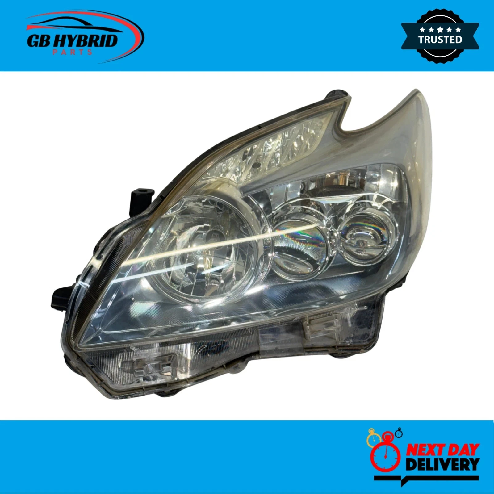Genuine Toyota Prius 2009-2015 Passenger Side Headlight Xenon 3 Bulb - Image 7