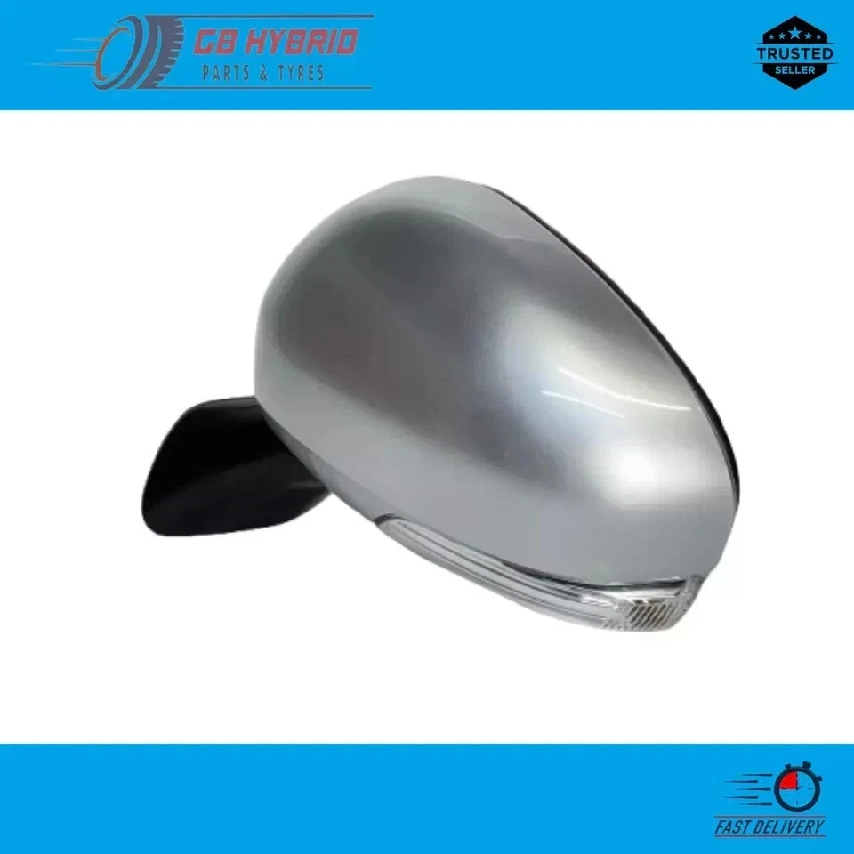 New Toyota Prius Plus 2011-2022 Passenger Side Mirror Silver (UK Model) - Image 2