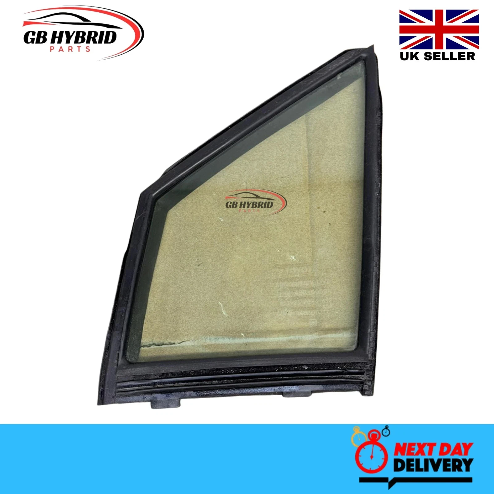Genuine Toyota Prius 2016 - 2022 Front Right Driver side Quarter Glass - Image 3
