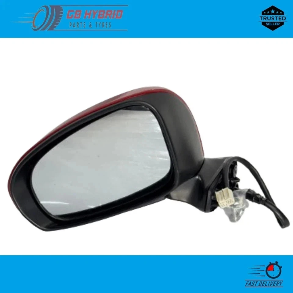 New Toyota Prius Plus 2011-2022 Passenger Side Mirror Red (UK Model) - Image 2
