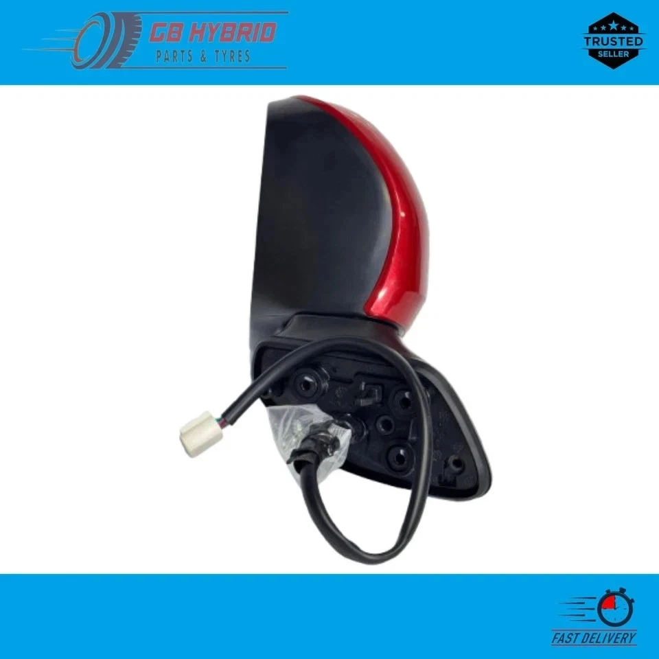 New Toyota Prius Plus 2011-2022 Passenger Side Mirror Red (UK Model) - Image 5