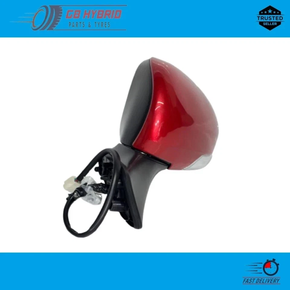 New Toyota Prius Plus 2011-2022 Passenger Side Mirror Red (UK Model) - Image 6