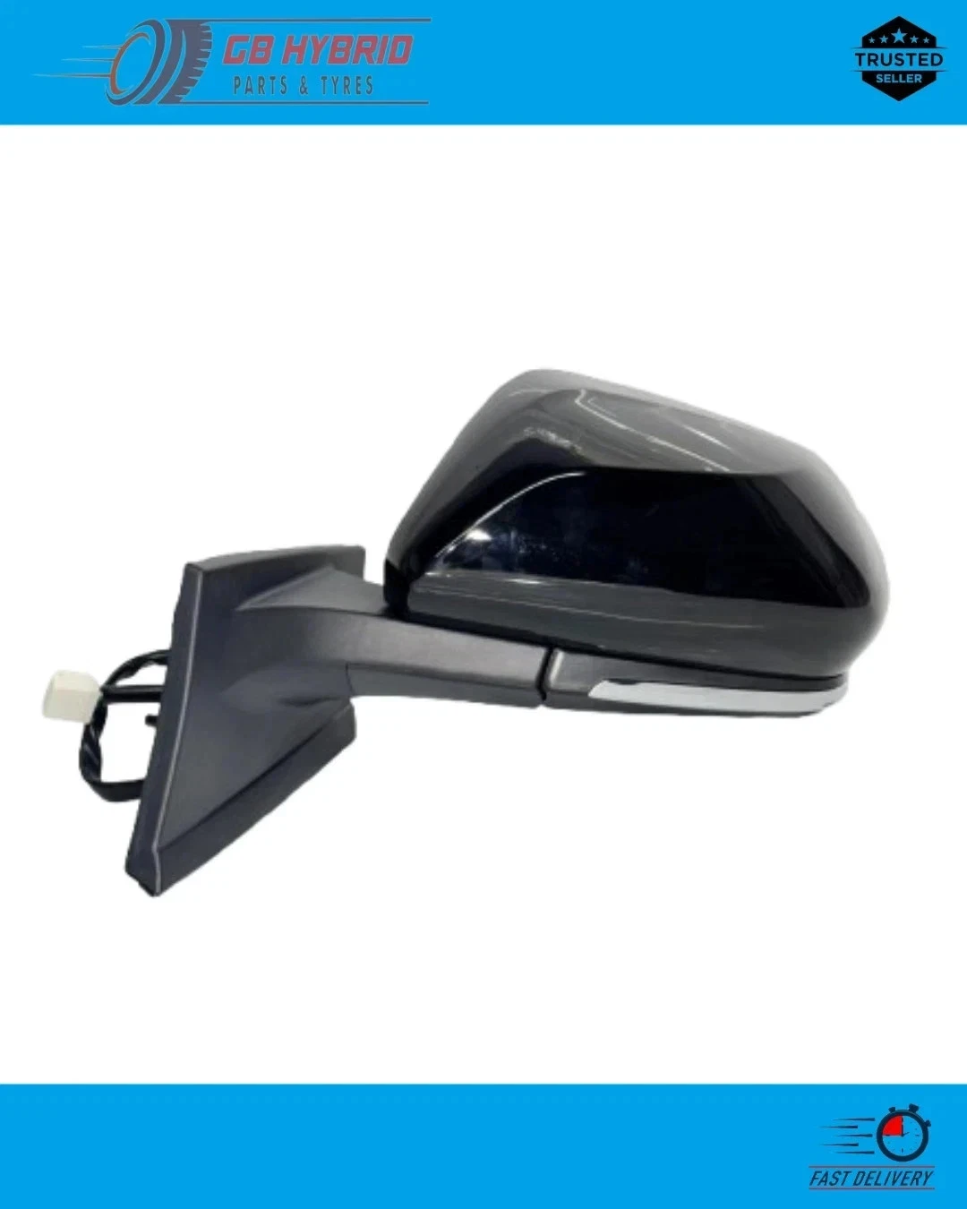 Toyota Prius 2016-2022 Passenger Side Mirror with BSM Black Electric Fold Heated