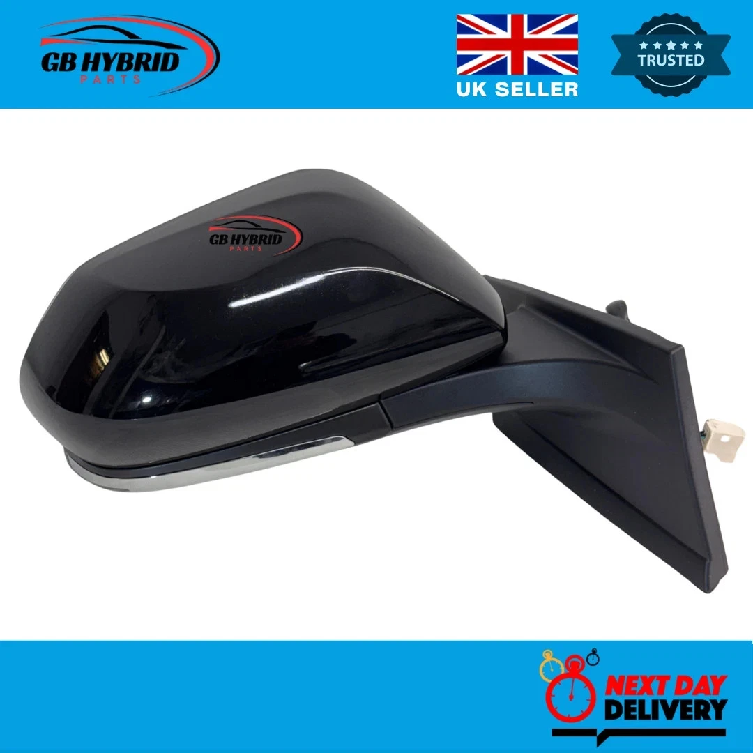 Toyota Prius 2016-2022 Driver Side Mirror Black With BSM Electric Auto Fold - Image 2
