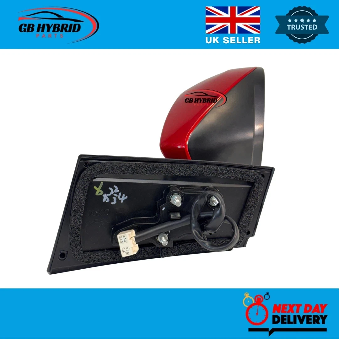 Toyota Prius 2016-2022 Driver Side Mirror Red Electric Heated Auto Fold - Image 3