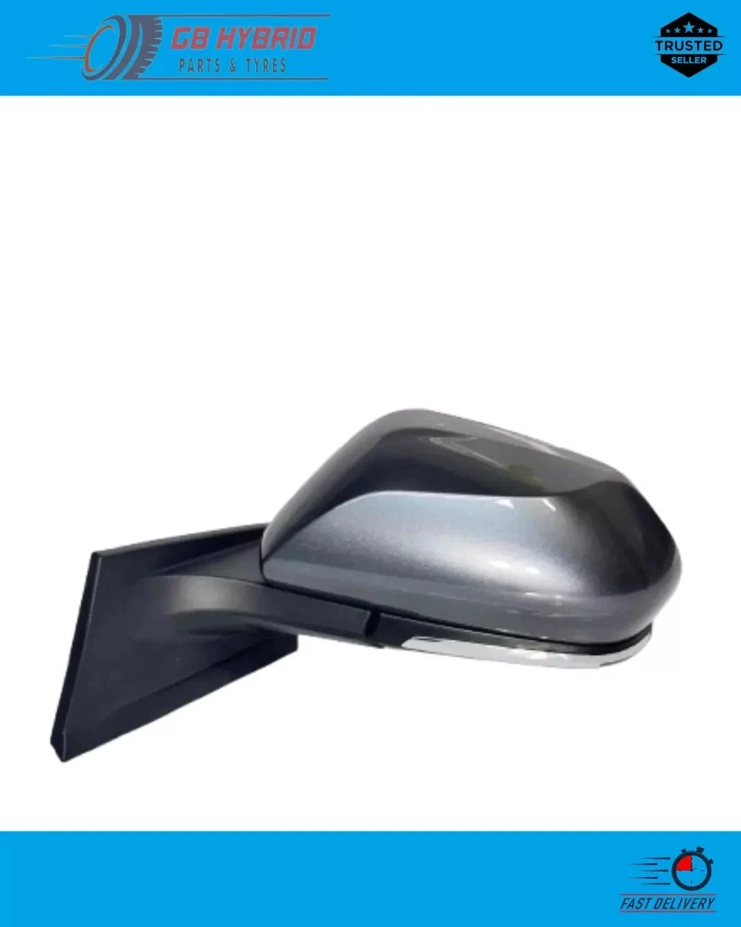 Toyota Prius 2016-2022 Passenger Side Mirror with BSM Grey Electric Fold Heated