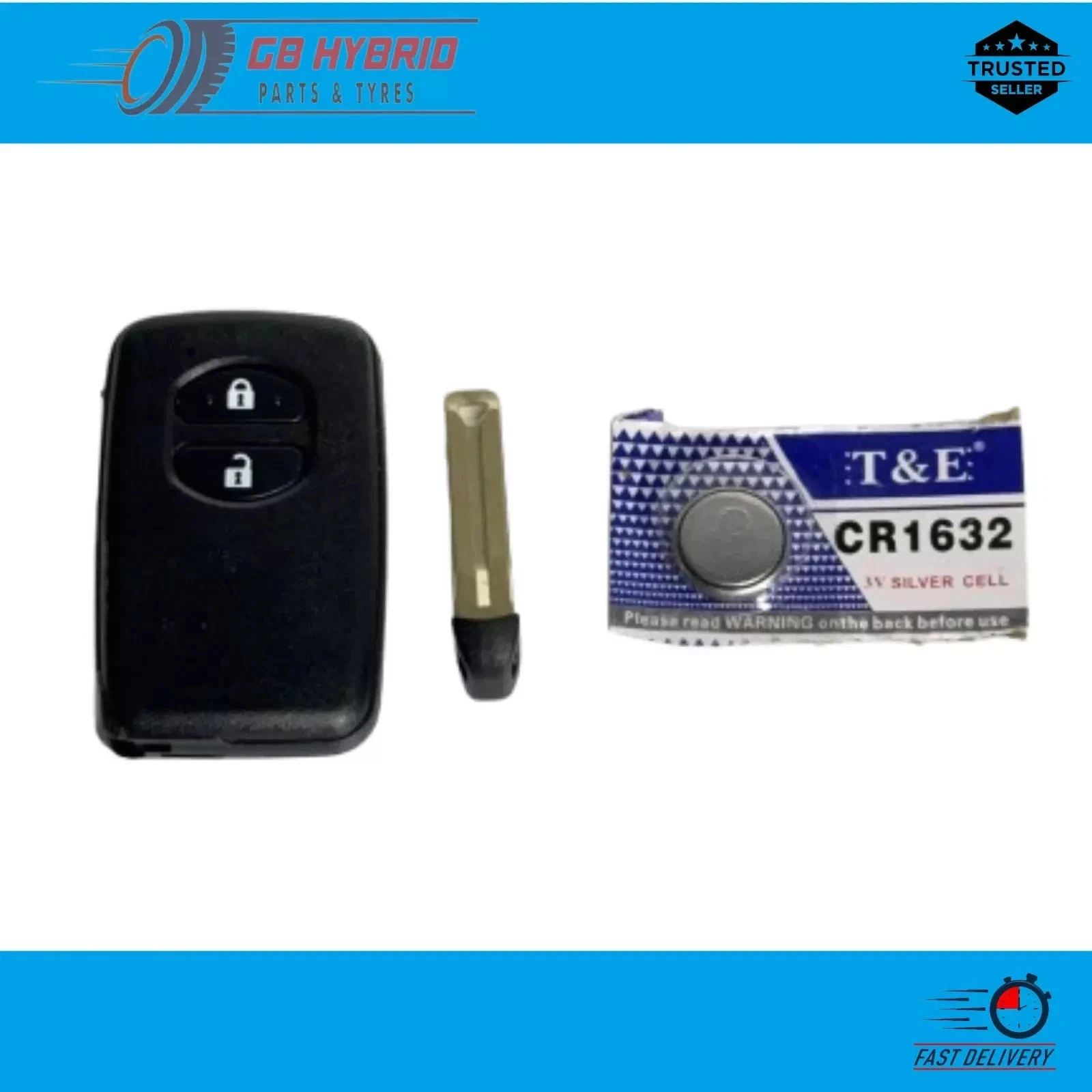 Toyota Prius 2009-2015 Remote Key Fob (Uk Model) Unlocked