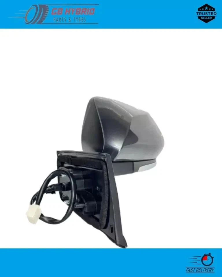 Toyota Prius 2016-2022 Passenger Side Mirror with BSM Grey Electric Fold Heated - Image 6