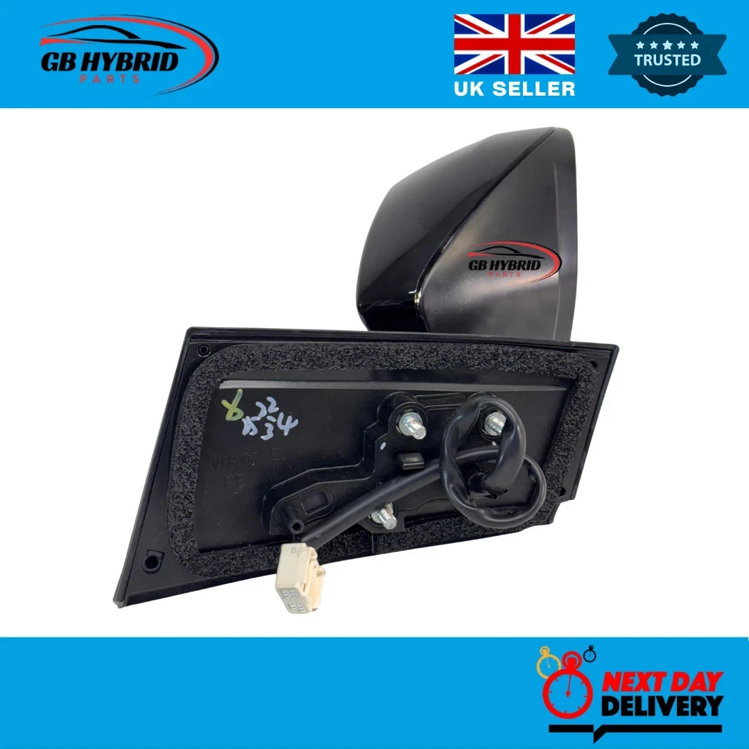 Toyota Prius 2016-2022 Driver Side Mirror Black Electric Heated Auto Fold - Image 4