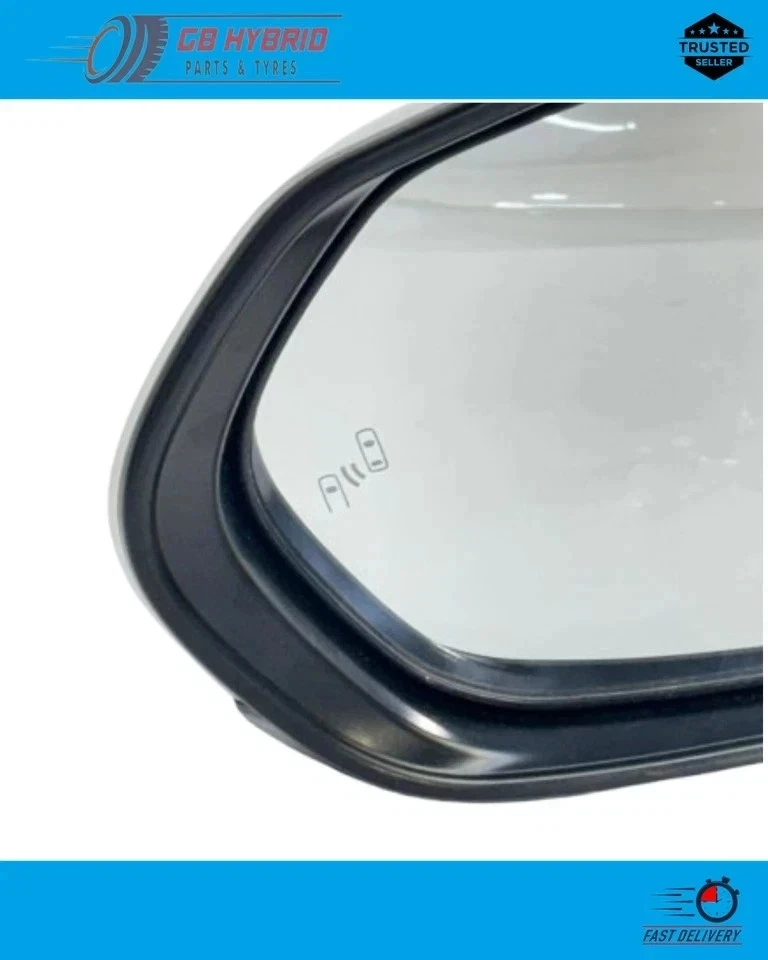 Toyota Prius 2016-2022 Passenger Side Mirror with BSM Black Electric Fold Heated - Image 3