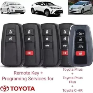 Toyota Prius and prius plus 2009-2022 Remote Key + Programming Service