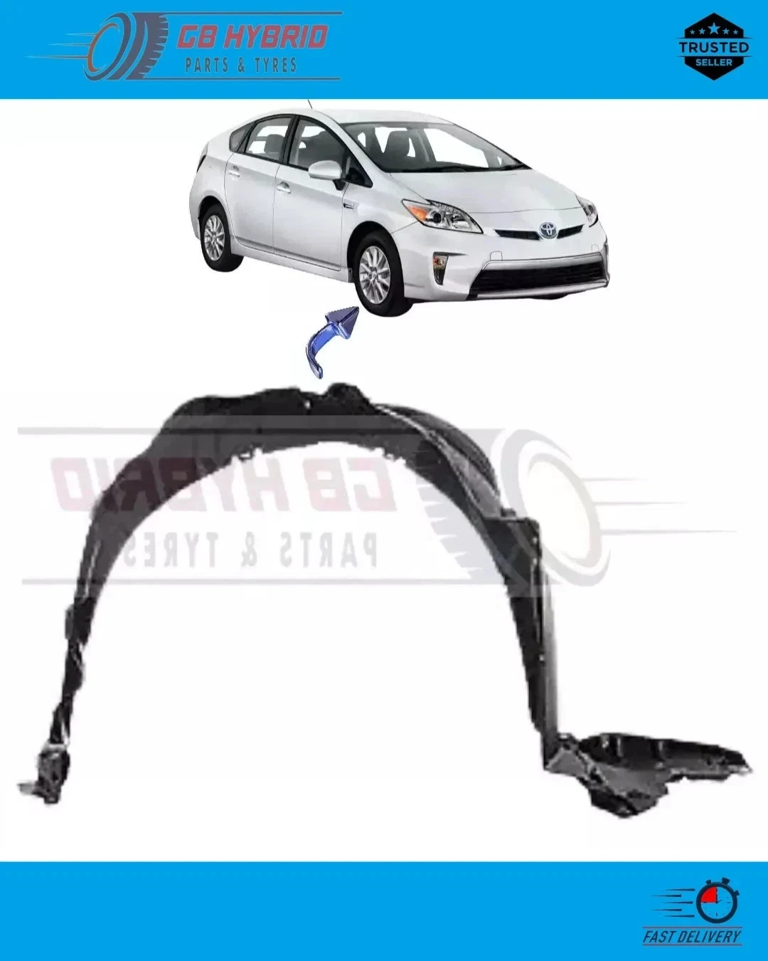 Toyota Prius 2009 - 2015 Wheel Arch Driver side