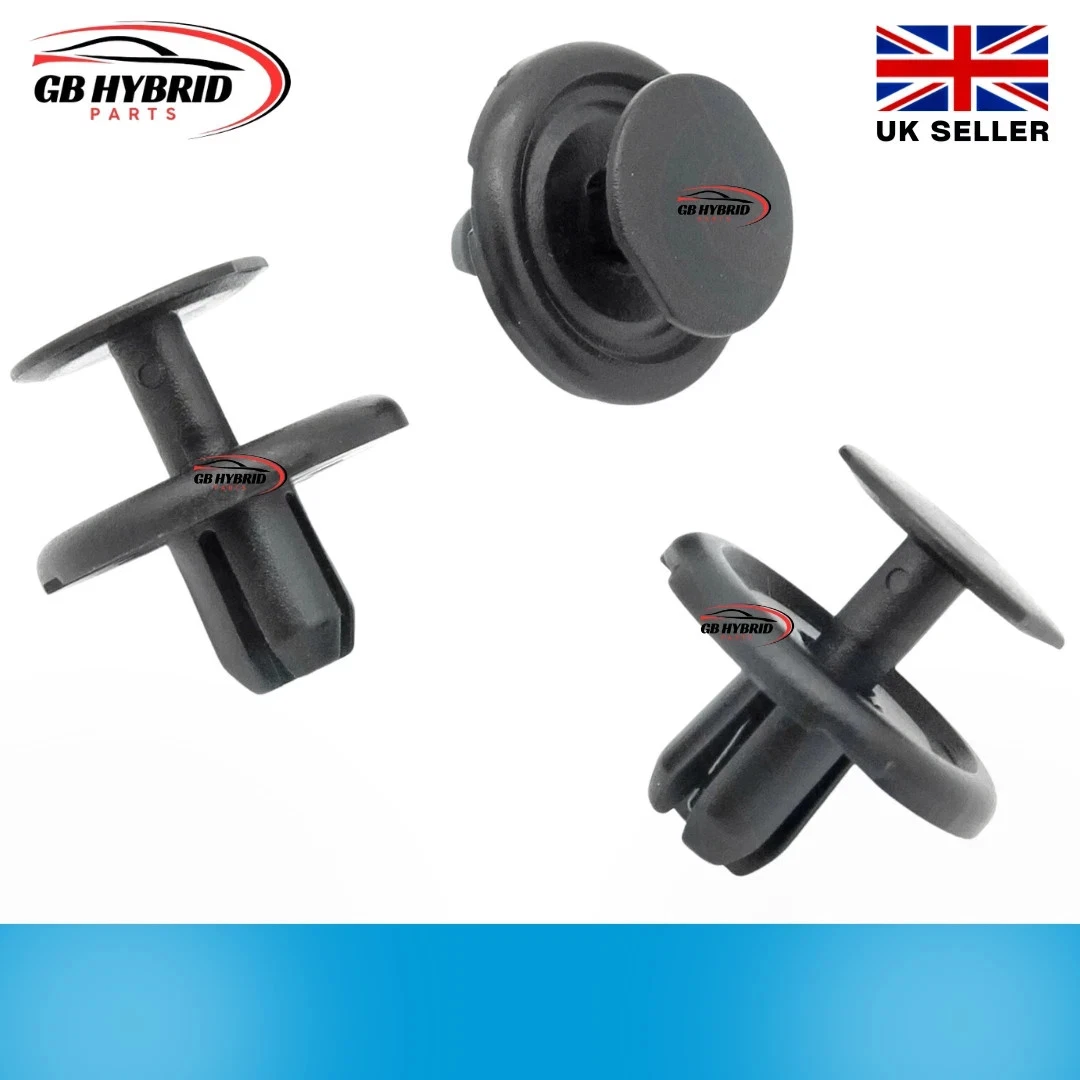 10x Front Wheel Arch Lining Splashguard Bumper Clips for Toyota Yaris Aygo Auris