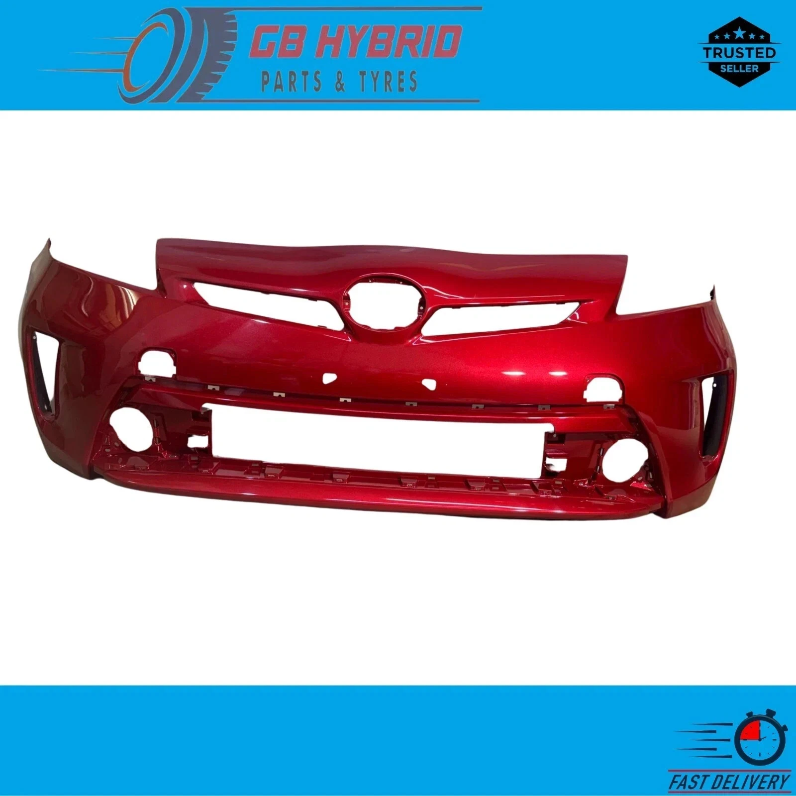 Toyota Prius 2012-2015 Front Bumper Red